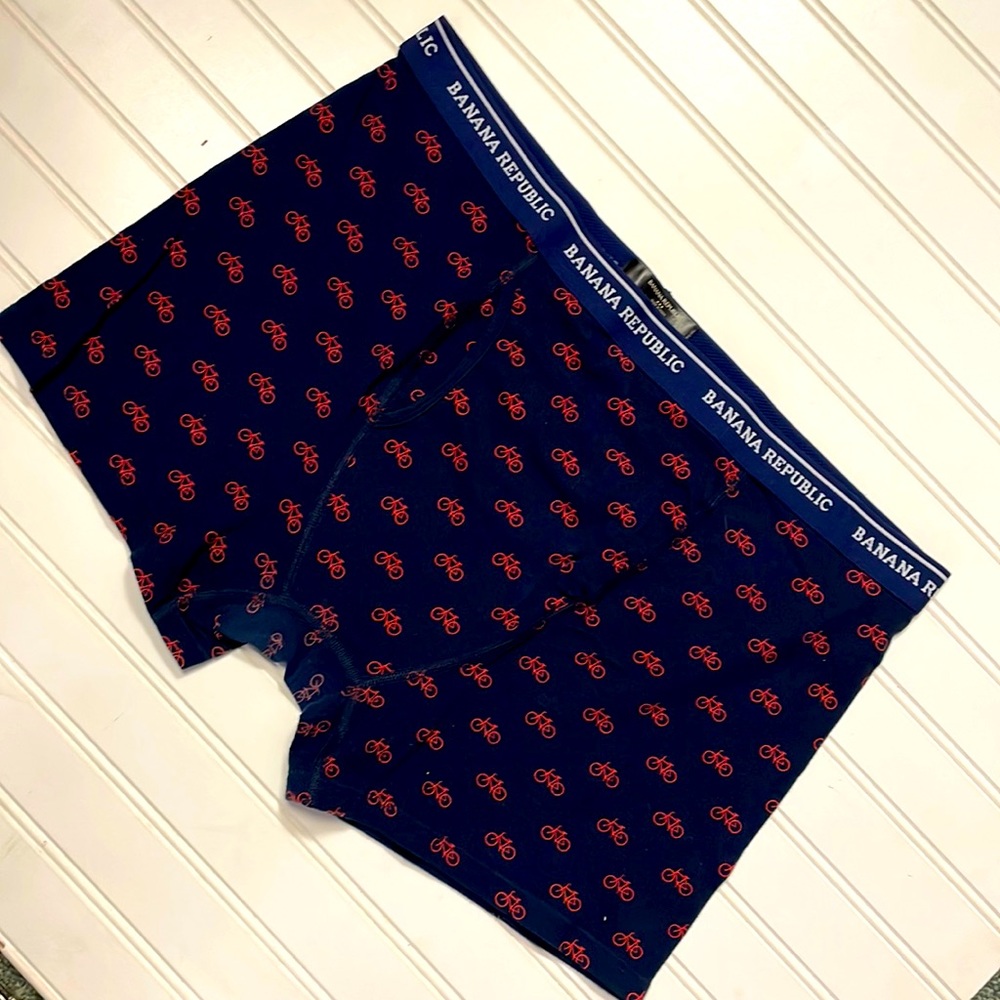 Banana Republic Bicycle Print Knit Boxer Briefs